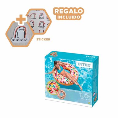 FLOTADOR ACUATICO DONAL SPRINT 114 CM COMODO Y RESISTENTE PARA NIÑOS Y+REGALO STICKER - 1