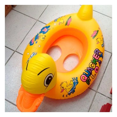 FLOTADOR INFLABLE PATO 31 X 24 CM PARA JUEGOS EN AGUA Y+PAPEL REGALO - 3