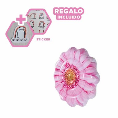 FLOTADOR RYBIU 58787EU ROSADO + STICKERS