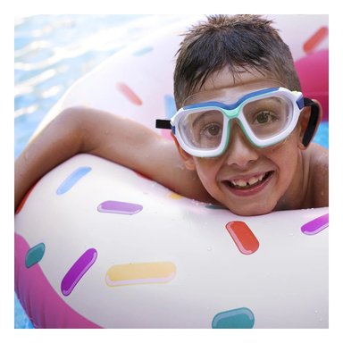 FLOTADOR INFLABLE DONAL PINK 107 CM COLORIDO PARA JUEGOS EN AGUA Y+PAPEL REGALO - 2