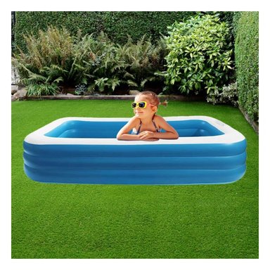 JUEGO ACUATICO INFLABLE FAMILIAR PARA JARDIN Y HOGAR CON DISENO AMPLIO Y+PAPEL REGALO - 2