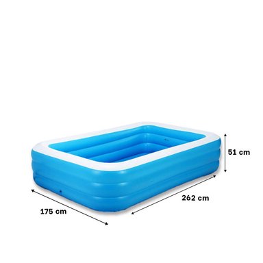 JUEGO ACUATICO INFLABLE FAMILIAR PARA JARDIN Y HOGAR CON DISENO AMPLIO Y+PAPEL REGALO - 4
