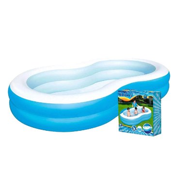 PILETA DOMESTICA INFLABLE PARA HOGAR Y JARDIN CON SUPERFICIE COMODA Y+REGALO STICKER - 3