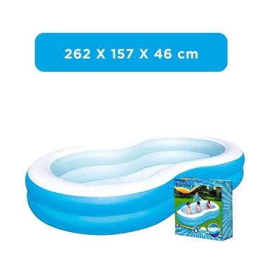 PILETA DOMESTICA INFLABLE PARA HOGAR Y JARDIN CON SUPERFICIE COMODA Y+REGALO STICKER - 4