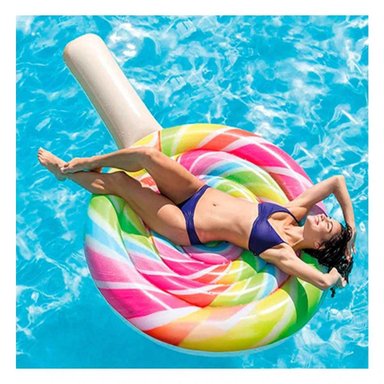FLOTADOR RYBIU 58753EU MULTICOLOR INFLABLE DIVERTIDO CON DISEÑO CARAMELO - 2