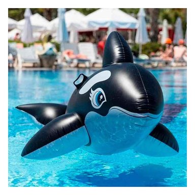 FLOTADOR RYBIU PARA LAGOS CON DISEÑO DE ORCA + PAPEL DE REGALO - 2