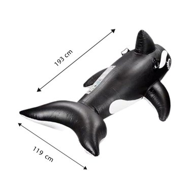 FLOTADOR RYBIU PARA LAGOS CON DISEÑO DE ORCA + PAPEL DE REGALO - 4