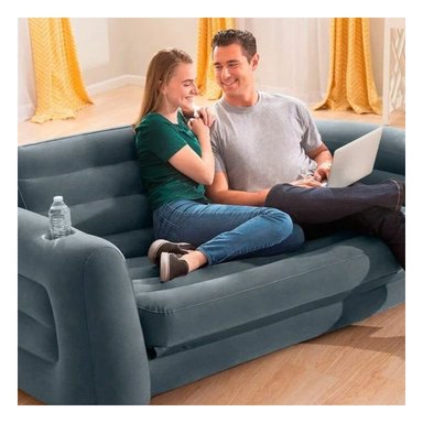 SOFA MODULAR RYBIU 66551NP NEGRO CON FUNCION ADICIONAL + PAPEL REGALO - 5