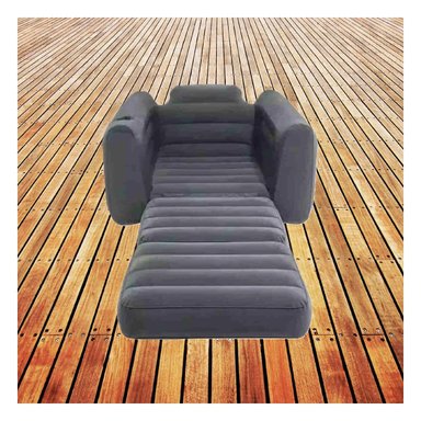 SOFA RYBIU 66551NP NEGRO ADAPTABLE PARA DESCANSO RAPIDO + REGALO STICKERS - 5