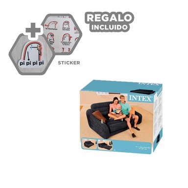 MUEBLE CAMA FUNCIONAL PARA SALA Y DESCANSO EN AMBIENTES MODERNOS Y+REGALO STICKER