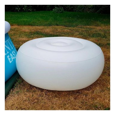 SOFA RYBIU 68697 BLANCO CON LUZ LED INCORPORADA SUAVE PARA ESPACIOS PEQUEÑOS