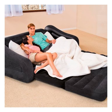 SOFA CAMA AMPLIO PARA SALA Y DESCANSO DIARIO CON DISENO FUNCIONAL - 2