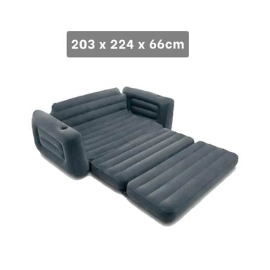 SOFA CAMA AMPLIO PARA SALA Y DESCANSO DIARIO CON DISENO FUNCIONAL - 4