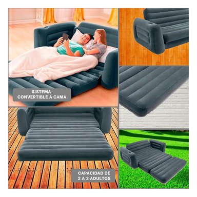 SOFA CAMA AMPLIO PARA SALA Y DESCANSO DIARIO CON DISENO FUNCIONAL - 5