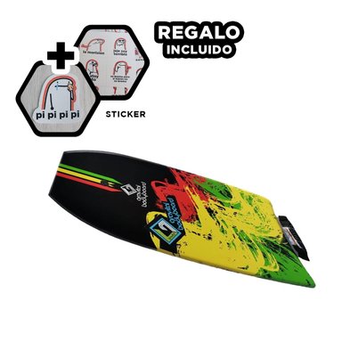 TABLA NATACIÓN RYBIU BODYBOARD HIDRODINAMICO MULTICOLOR 37'' + REGALO STICKERS