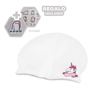 ELEMENTO COMODO PARA NATACION INFANTIL EN PISCINA CON GORRO FLEXIBLE Y+REGALO STICKER