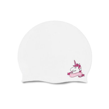 GORRO INFANTIL PARA ACTIVIDADES ACUATICAS CON DISENO UNICORNIO Y AJUSTE SEGURO Y+PAPEL REGALO