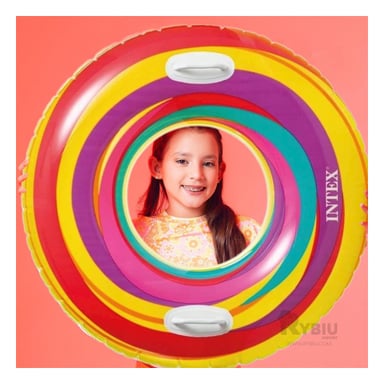 FLOTADOR COMODO PARA PISCINA MORADO Y+REGALO AGENDITA - 1