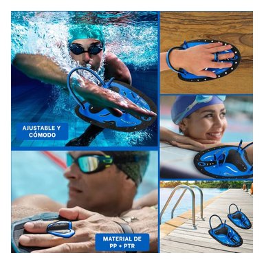 MANOPLA RYBIU W-200M AZUL NEGRO ENTRENAMIENTO PROFESIONAL - 5