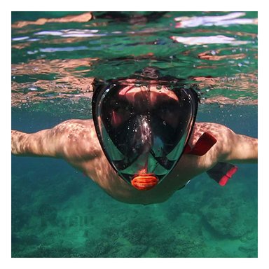 MÁSCARA NATACIÓN RYBIU MG-BHC01-F VISION CRISTALINA NEGRO + REGALO AGENDITA