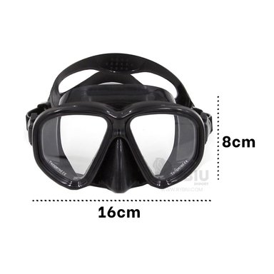SET NATACIÓN RYBIU W-MK110 UTIL CALIDAD NEGRO + REGALO AGENDITA - 5