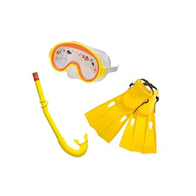 SET 3 INFANTIL BUCEO RYBIU 55954 AMARILLO + PAPEL REGALO