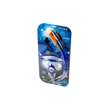 SET NATACIÓN RYBIU 55962 ACTIVIDADES ACUATICAS AZUL + REGALO STICKERS - 3