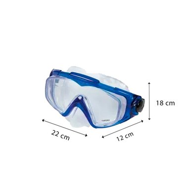 SET NATACIÓN RYBIU 55962 ACTIVIDADES ACUATICAS AZUL + REGALO STICKERS - 4