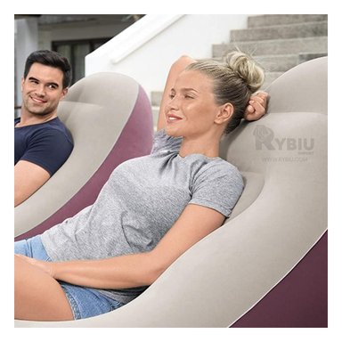 SOFA RYBIU FACIL DE TRANSPORTAR EN GUINDA OSCURO + REGALO AGENDITA