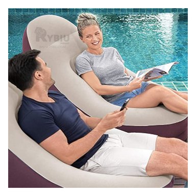SOFA RYBIU FACIL DE TRANSPORTAR EN GUINDA OSCURO + REGALO AGENDITA - 4