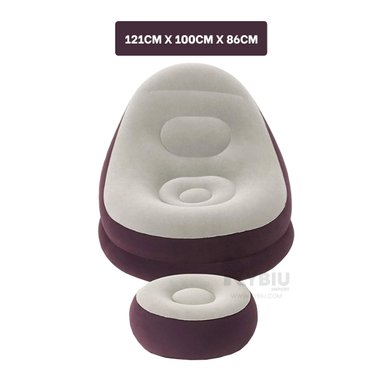 SOFA RYBIU FACIL DE TRANSPORTAR EN GUINDA OSCURO + REGALO AGENDITA - 5