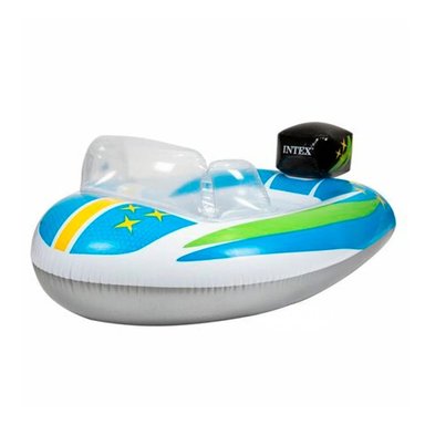 BOTE INFANTIL 3D CARRO 59380NP SEGURO Y COMODO PARA JUEGOS ACUATICOS Y+PAPEL REGALO - 1