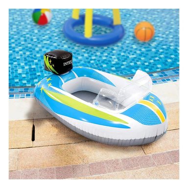 BOTE INFANTIL 3D CARRO 59380NP SEGURO Y COMODO PARA JUEGOS ACUATICOS Y+PAPEL REGALO - 2