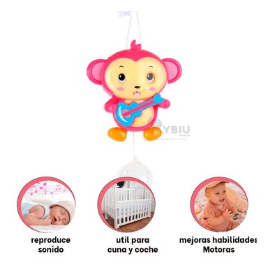 SONAJERO RYBIU JU29516 ROSADO COMPACTO CUNA +AGENDITA