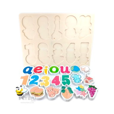 ROMPECABEZA DE NUMEROS DIVERTIDO DE MADERA Y+REGALO AGENDITA - 4