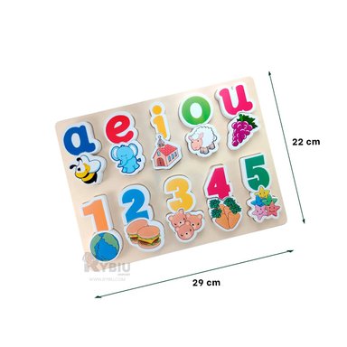 ROMPECABEZA DE NUMEROS DIVERTIDO DE MADERA Y+REGALO AGENDITA - 5