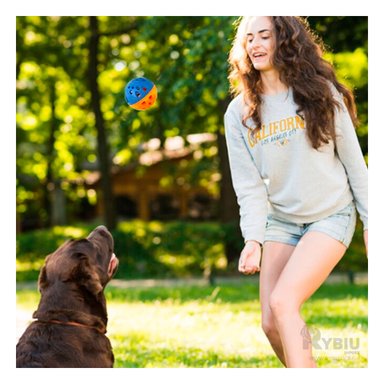 JUGUETE PERROS Y GATOS MA30035 RYBIU FACIL DE GUARDAR EN AZUL Y NARANJA +PAPEL DE REGALO