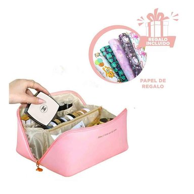 NECESER RYBIU BE30267 ROSADO DE COSMETICOS MODERNO COLOR Y PAPEL DE REGALO