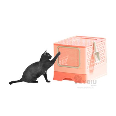 ARENERO GATO RYBIU MA32512 MASCOTA COLOR ROSADO + PAPEL REGALO