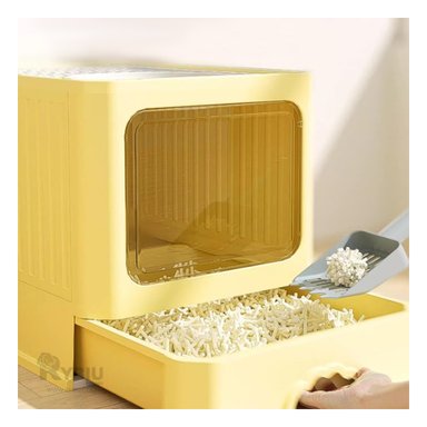 ARENERO GATO RYBIU MA32514 PRÁCTICO CERRADO TONO AMARILLO + AGENDITA