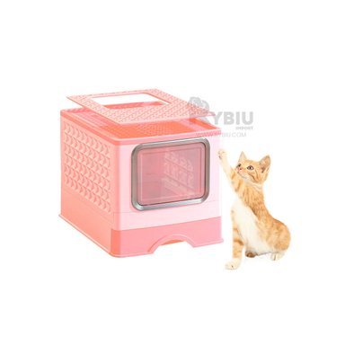 ARENERO GATO RYBIU MA32512 PRÁCTICO CERRADO TONO ROSADO + AGENDITA