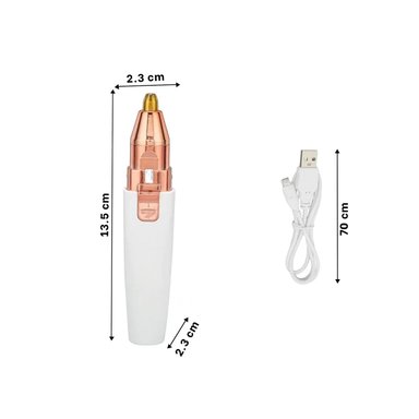 DEPILADOR INALÁMBRICO RYBIU PORTATIL CEJAS EN BLANCO + PAPEL REGALO BE30309 - 5