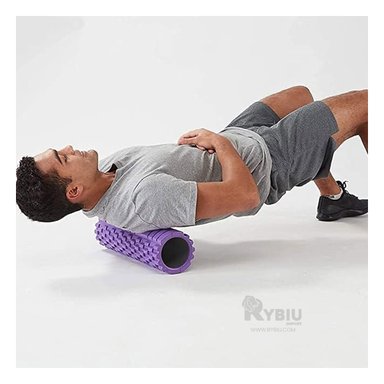 RODILLO RYBIU DE29532 LARGO 29CM FITNNES RESISTENTE MORADO + REGALO AGENDITA