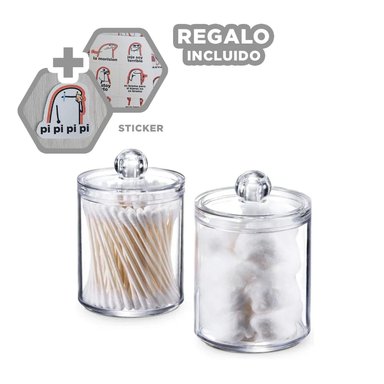 DISPENSADOR RYBIU BE32418 TRANSPARENTE PERFECTO ACRILICO + STICKERS
