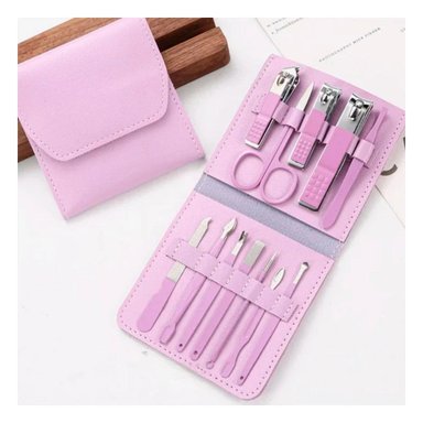 SET MANICURE Y PEDICURE RYBIU BE32375 LILA PERFECTO Y+STICKERS - 2