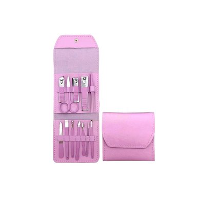SET MANICURE Y PEDICURE RYBIU BE32375 LILA PERFECTO Y+STICKERS - 3