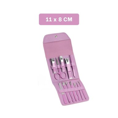 SET MANICURE Y PEDICURE RYBIU BE32375 LILA PERFECTO Y+STICKERS - 4
