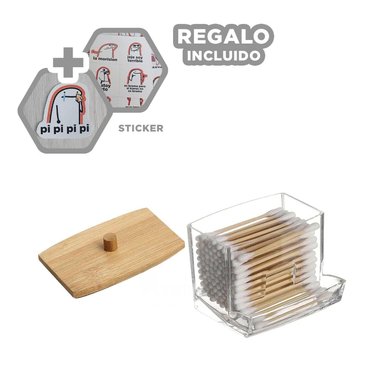 DISPENSADOR RYBIU BE32419 TRANSPARENTE PERFECTO CON TAPA + STICKERS