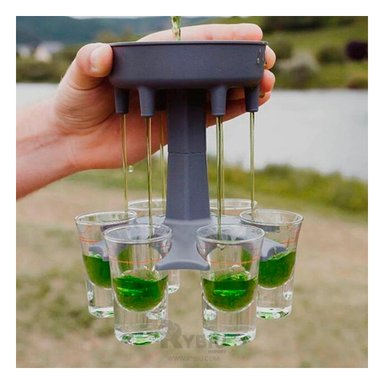 DISPENSADOR RYBIU JU30869 GRIS BEBIDAS + STICKERS