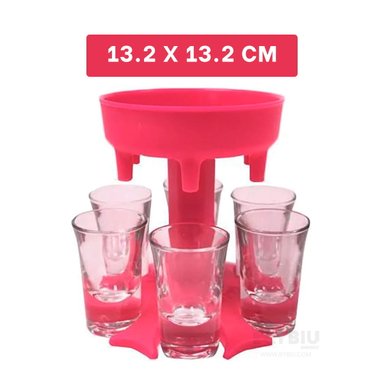 DISPENSADOR RYBIU JU30870 ROSADO BEBIDAS + STICKERS - 4